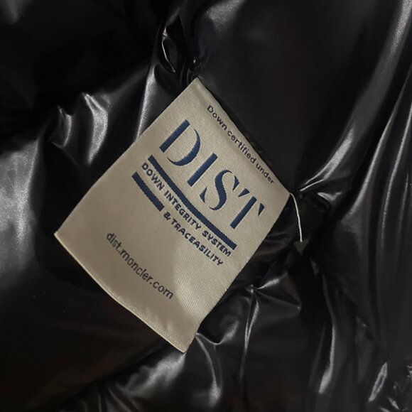 Unisex Tricolor Hood Moncler Black Puffer Vest - Picture 2 of 13